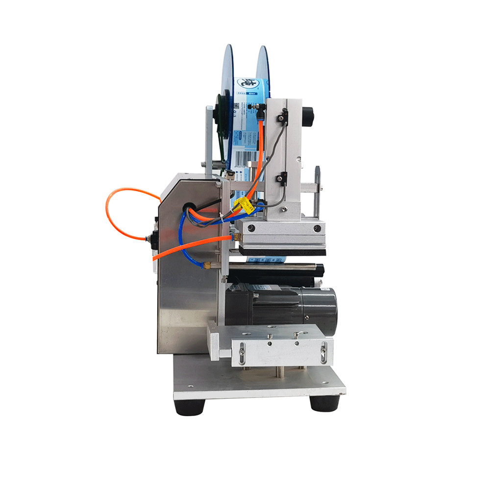 Etikettiermaschine Etikettierer Halbautomatisch flache Flaschen – Bild 4