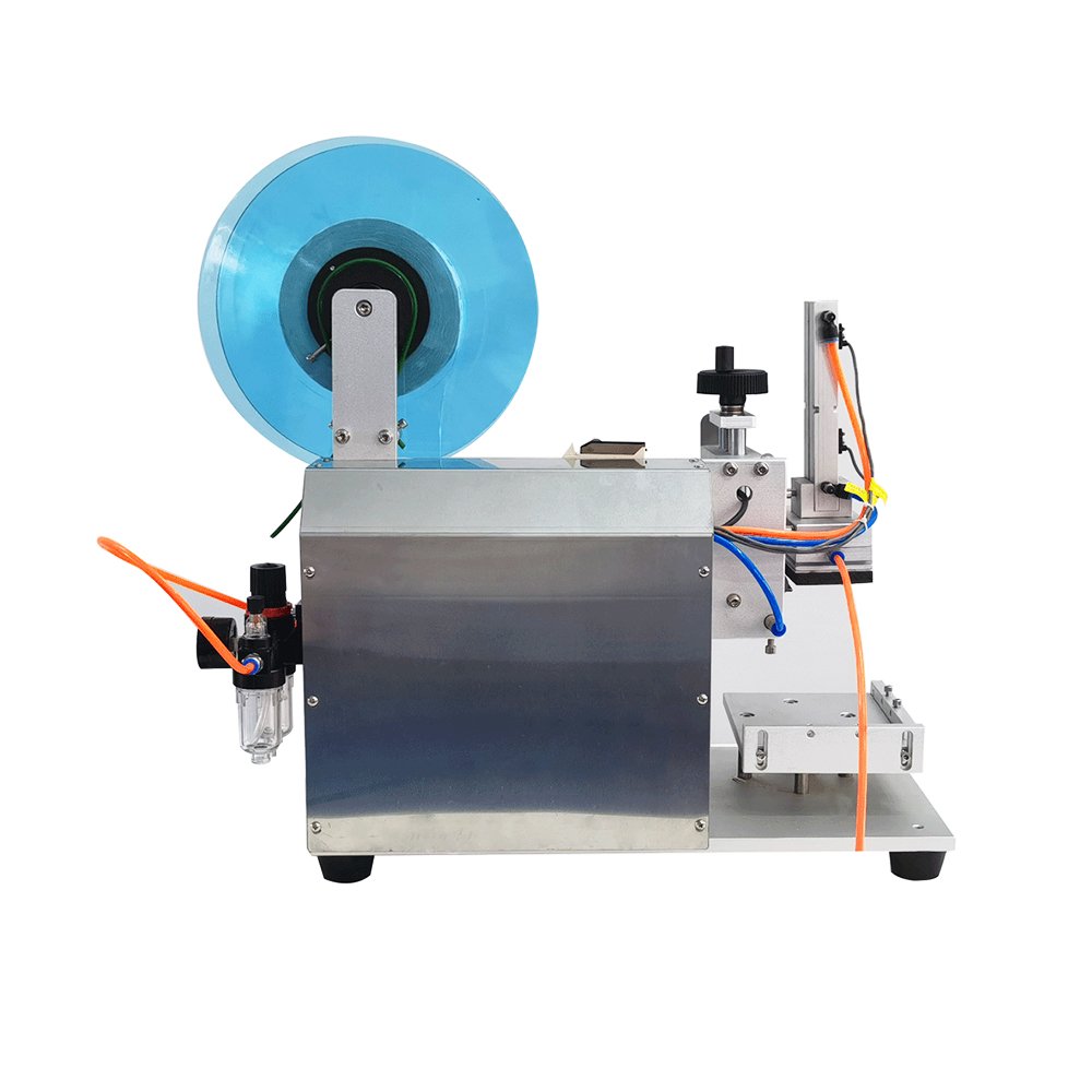 Etikettiermaschine Etikettierer Halbautomatisch flache Flaschen – Bild 5